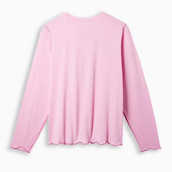 ❤️NWT VINTAGE TORRID CRY BABY MOVIE - JOHNNY DEPP - LETTUCE HEM GRAPHIC CROP TEE - Picture 6 of 8